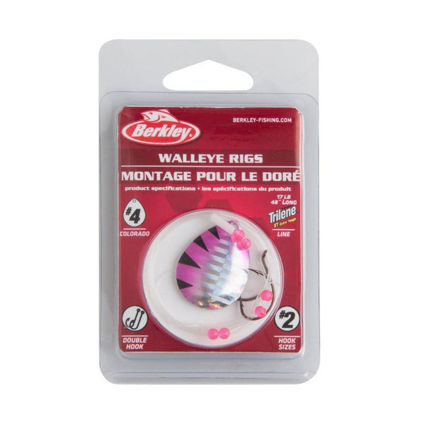 Berkley BWRC3-HSVR Walleye Rig Colorado Blade -3 Hammered Silver - Tackle  Depot