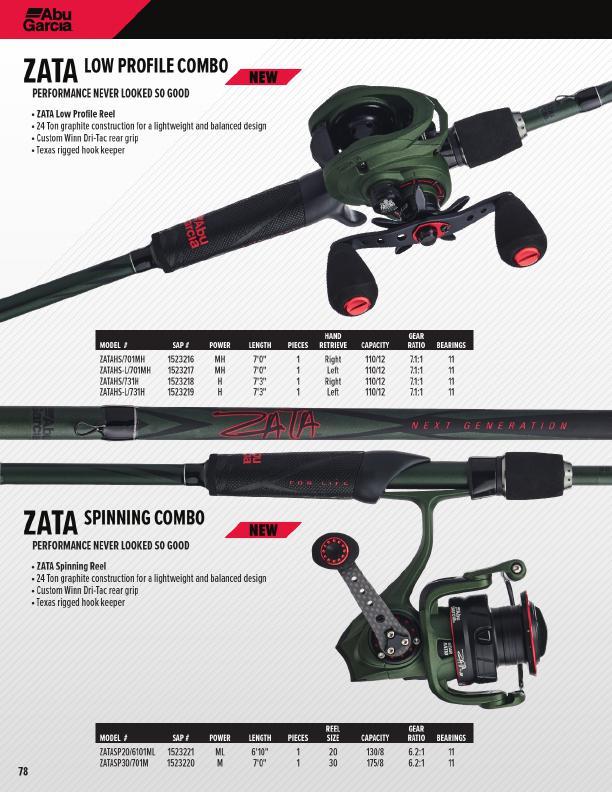 ABU GARCIA ZATA CASTING COMBO Tackle Depot