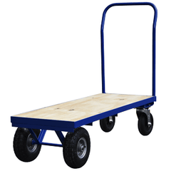 Rough terrain flatbed trolley