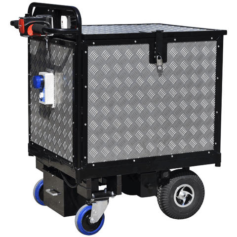 Aluminium Clad Security Trolley with Security Warning System