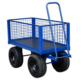 turntable trolley with mesh sides