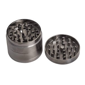 Silver metal Chromium Grinder 2 piece