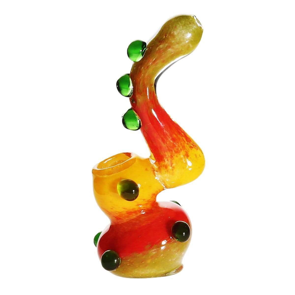 Glass Pipes 3 Fuming Lines with Dots- Wholesale - CB Distributors