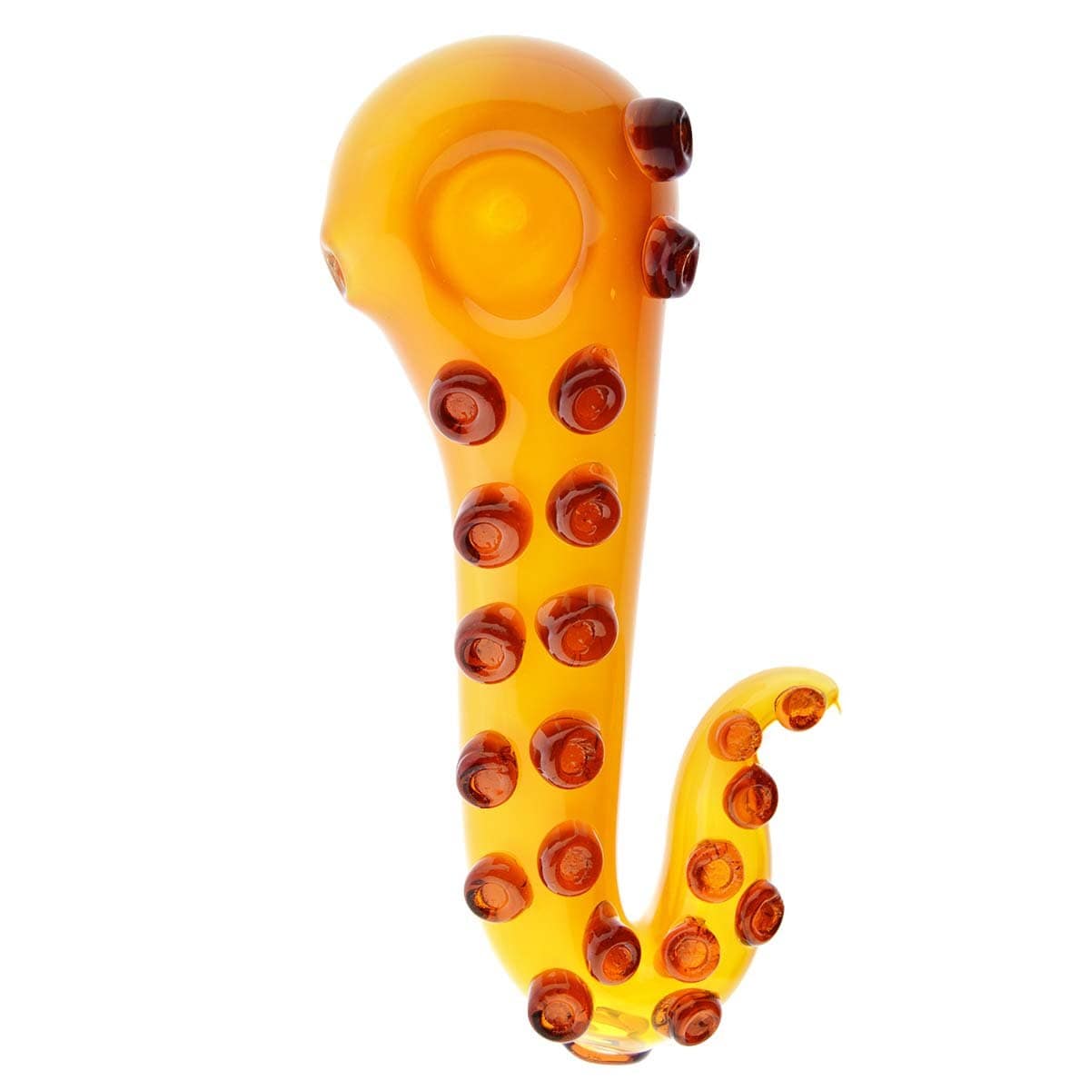 Yellow Glass Pinapple Hand pipe