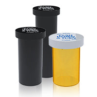 Printed 3.5 Gram Squeezetop Child Resistant Vial Containers, Health &  Wellness