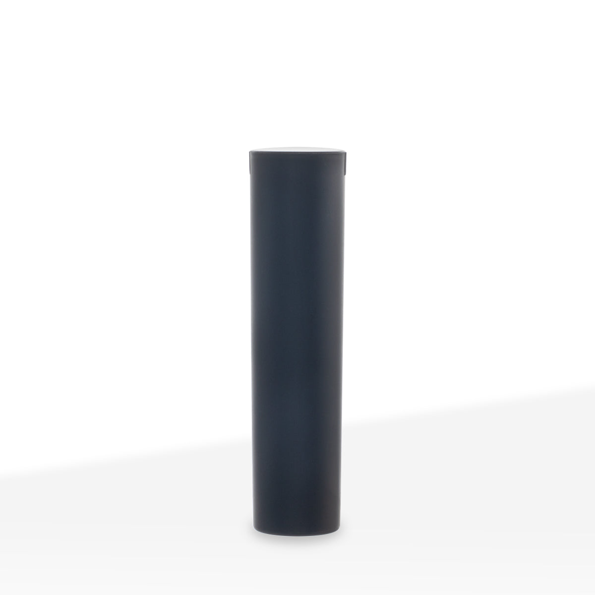 Child Resistant Pop Top Pre-Roll Plastic Tubes Extra Wide 110mm in Matte Black that fits up to 5 Pre-Rolled Cones - 500 Count