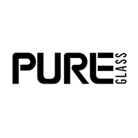 American Made pure glass logo