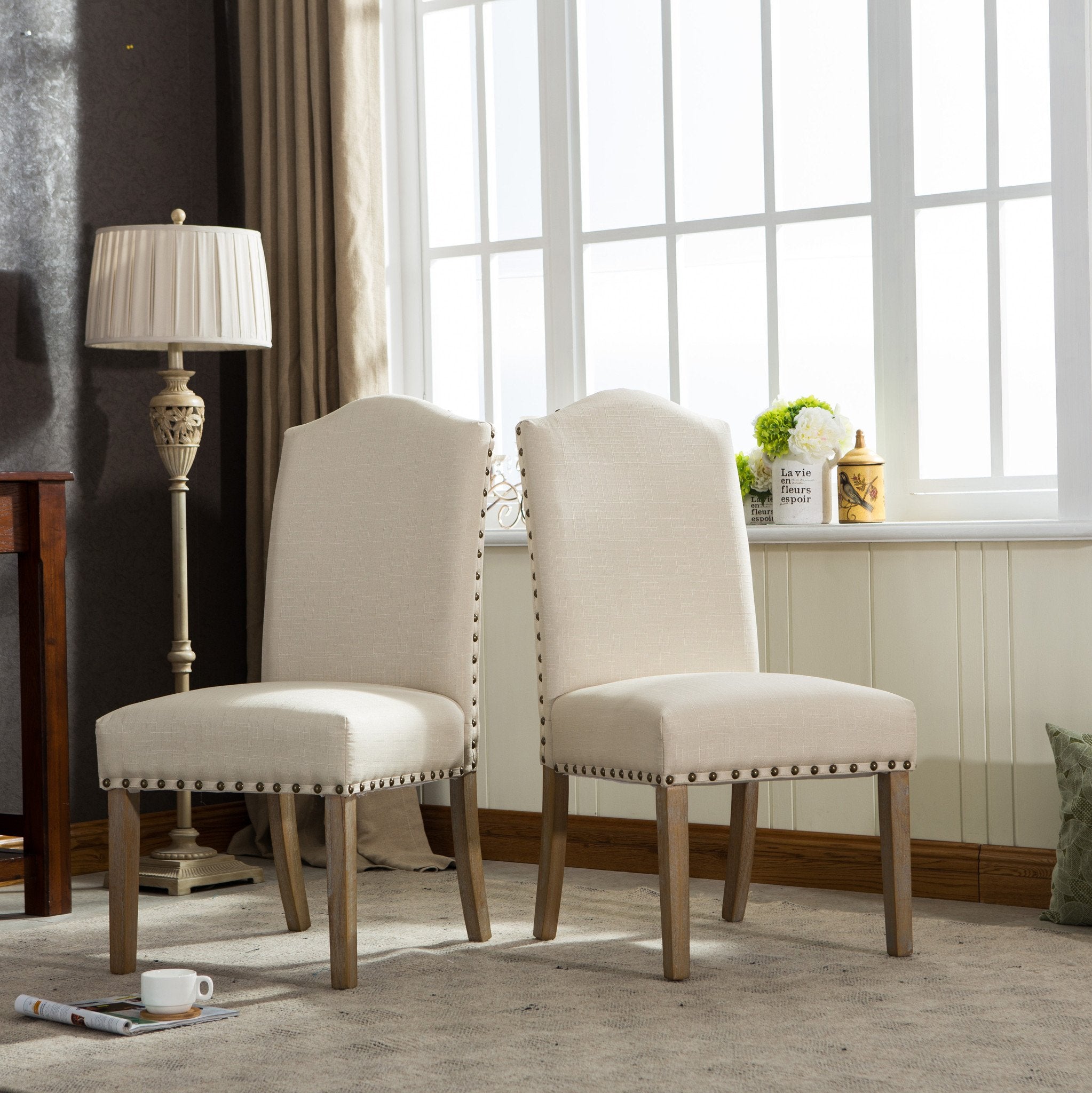 brown wooden table and chairs