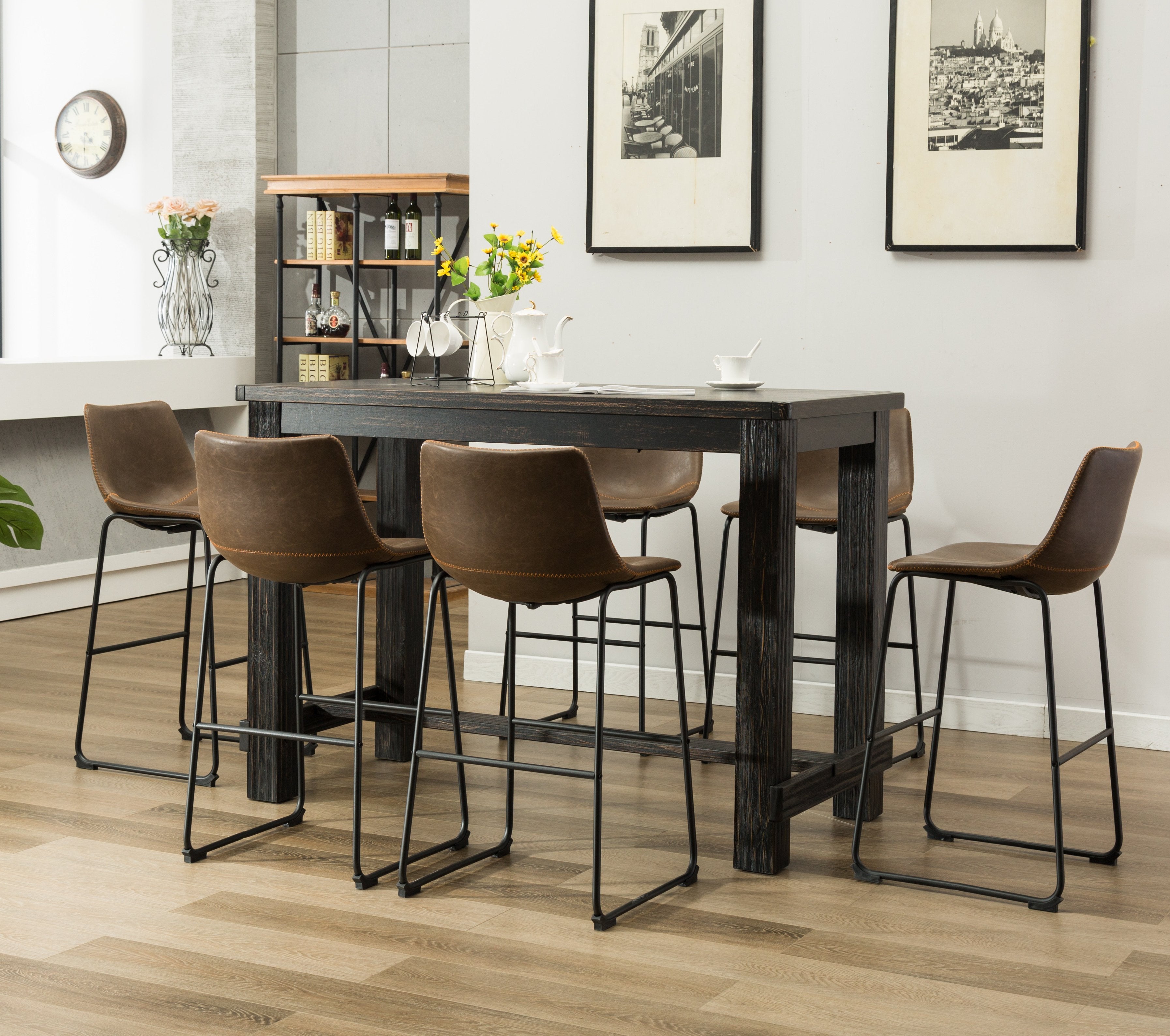 bamey 7 piece dining set