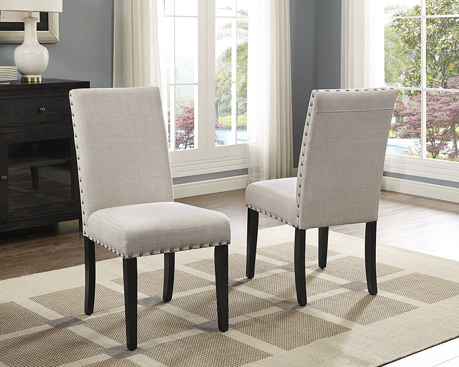 nailhead dining room sets