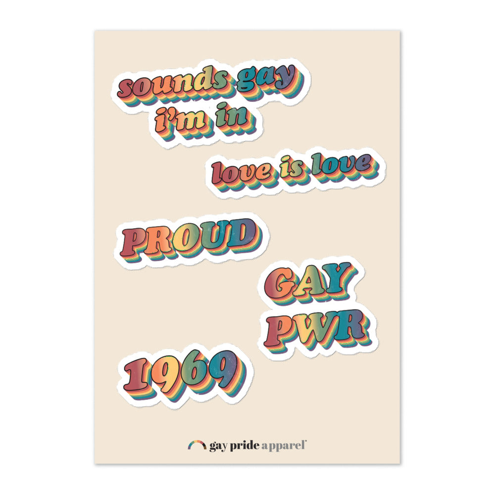 First Kiss Lyrics Gay love  Sticker for Sale by JustAnotherBee