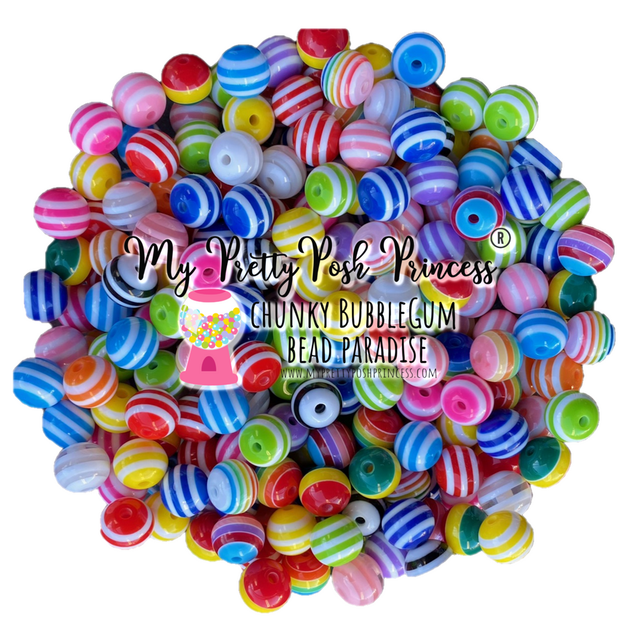 STP10- Halloween Striped 20mm Beads (10 Count) – My Pretty Posh Princess