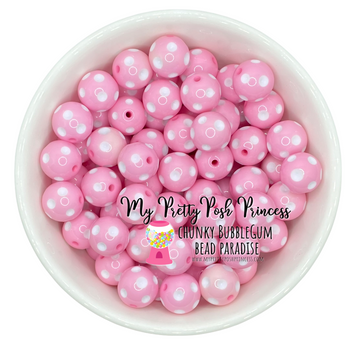 Pink Passion bubblegum bead bulk mix