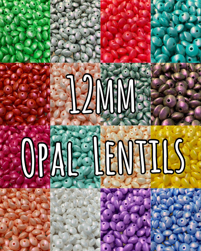 15mm Lentil Beads (Mix of 100) – ShopMissingLink