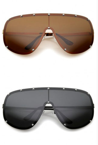 BlockD - Oversized Shield Sunglasses - Dani Joh Eyewear