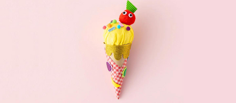 DIY Papier-Mâché Ice Cream Cone