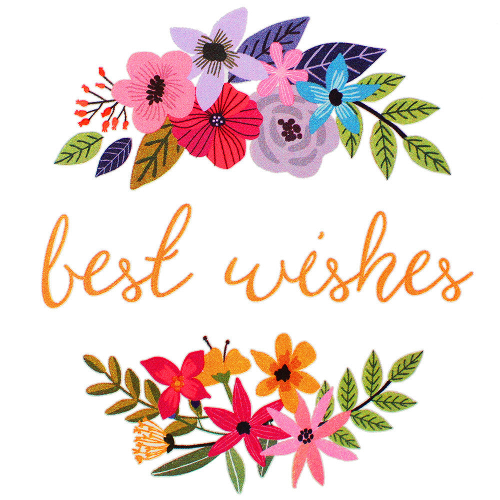 Best Wishes Wildflower Edible Image – Layer Cake Shop