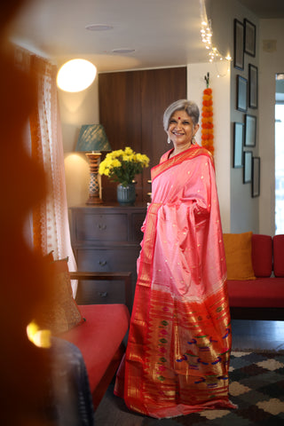 Traditional Saree With Border 9Yard : The Morani Fashion