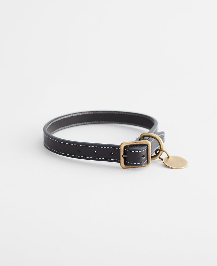 Dog Collar Corduroy Dark Green  Nugget Nielsen