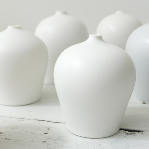 White Porcelain Vases