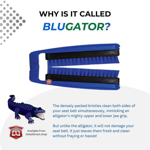 Why is it Called the BluGator Seat Belt Cleaning Brush?