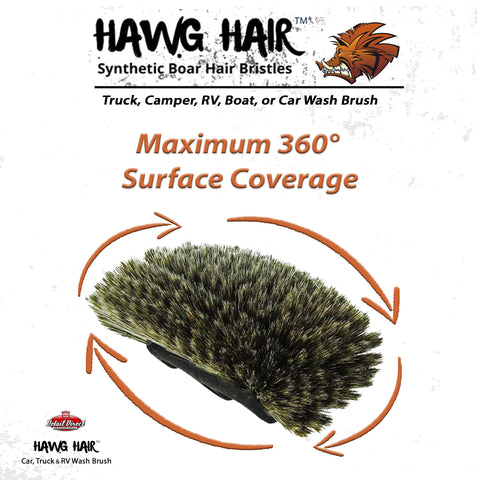 Hawg Hair Car Wash Brush 360 Degree Coverage