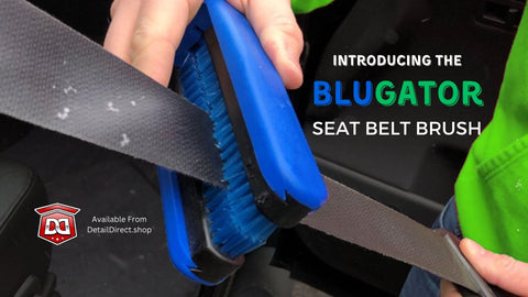 Clean Both Sides Of Your Seat Belt at Once!