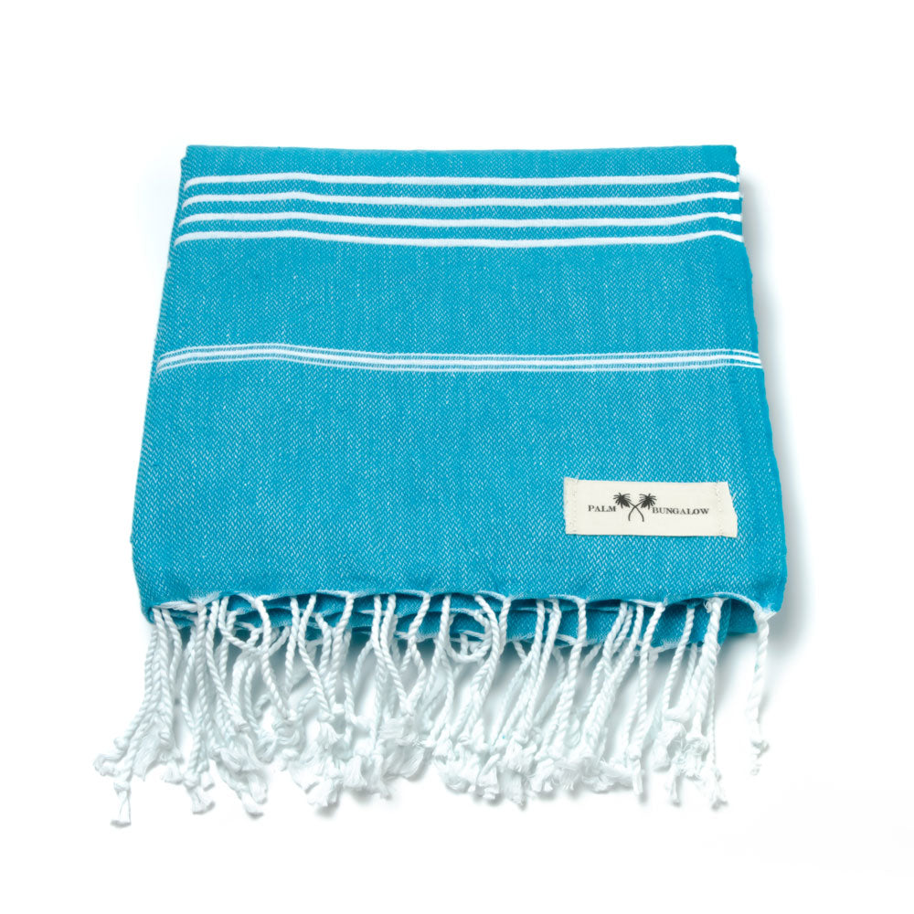 turquoise towels