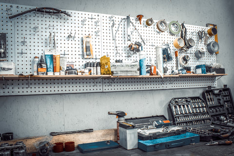 Utilize Wall Space in your garage or workspace