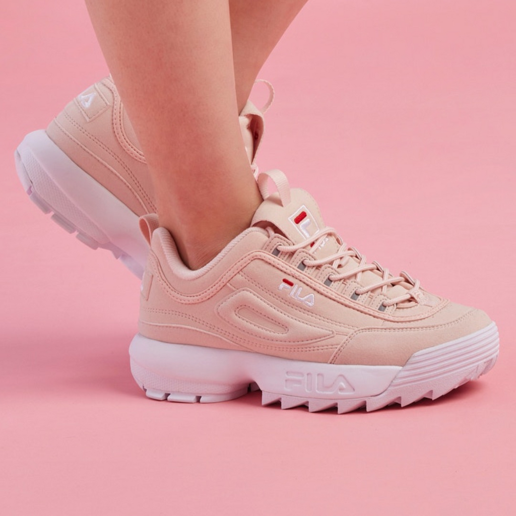 fila disruptor ii pink shoes