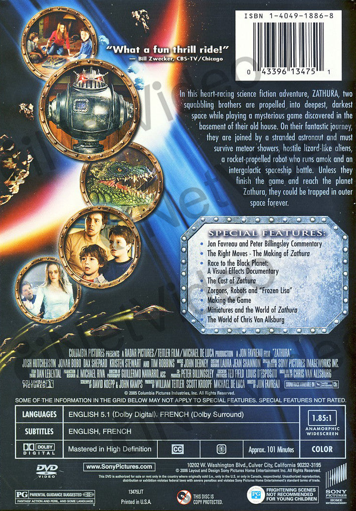 Zathura (Special Edition) on DVD Movie