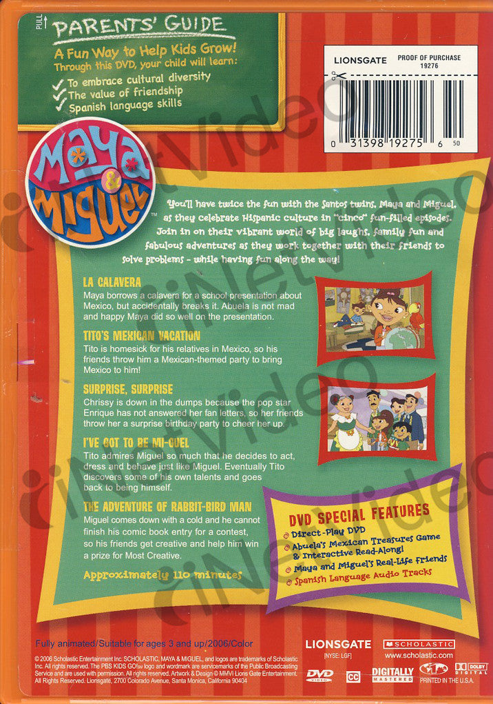 Maya And Miguel Cinco De Maya On Dvd Movie