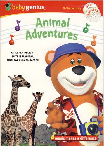 Baby Genius - Animal Adventures (With Bonus CD) on DVD Movie