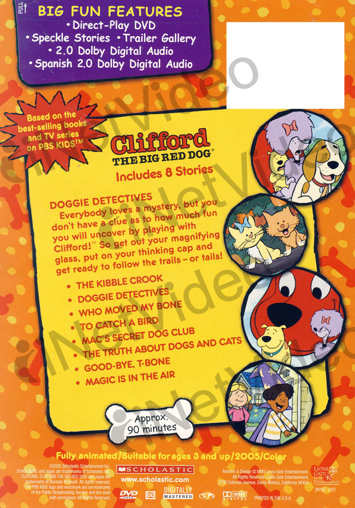 Clifford - The Big Red Dog - Doggie Detectives on DVD Movie