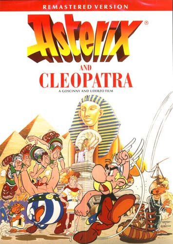 Asterix And Cleopatra Remastered Version English Cover On Dvd Movie