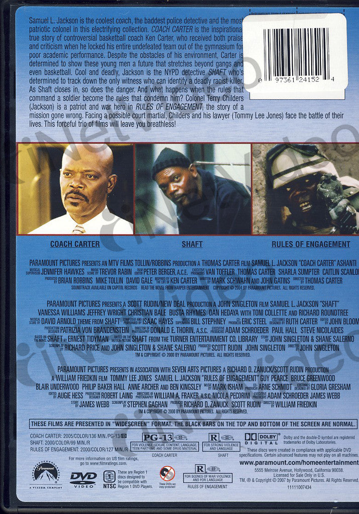 Coach Carter / Shaft / Rules of Engagement - Samuel L Jackson ...