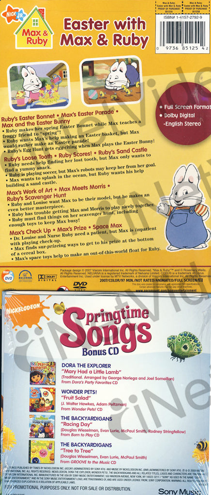 Max and Ruby - Easter With Max And Ruby on DVD Movie