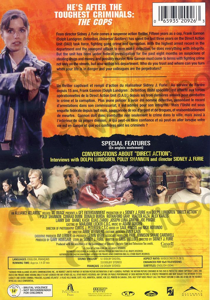 Direct Action (Bilingual) on DVD Movie