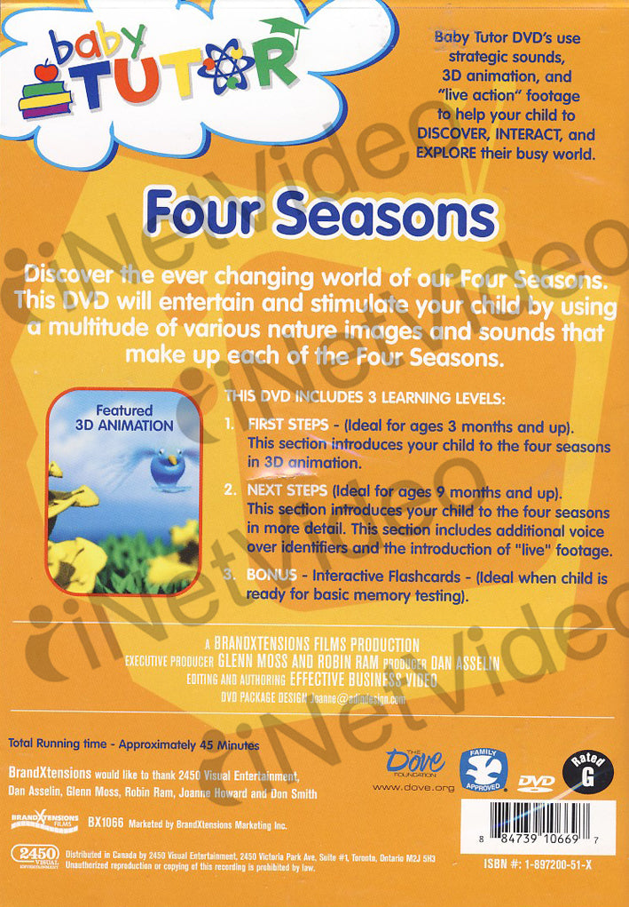 Baby Tutor - Four Seasons on DVD Movie