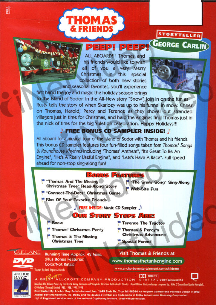 Thomas and Friends - Thomas' Christmas Wonderland (With Bonus CD ...