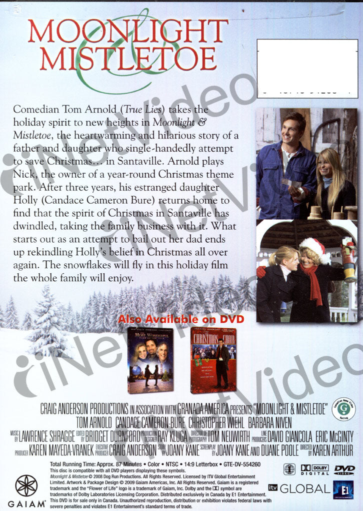 Moonlight And Mistletoe on DVD Movie