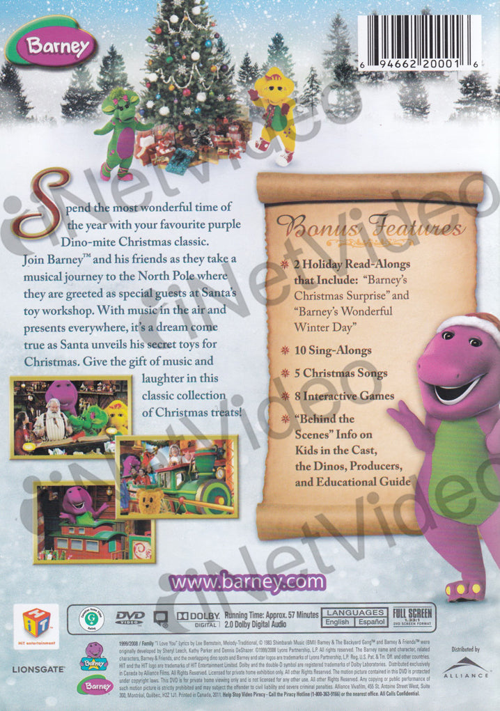 barney night before christmas soundtrack