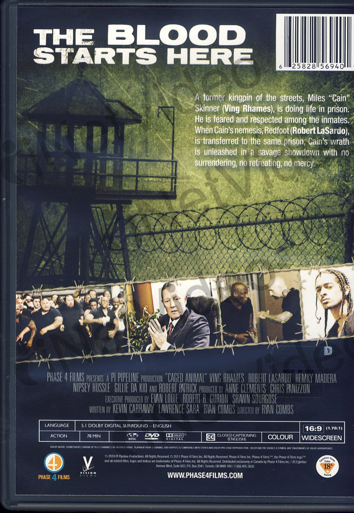 Caged Animal on DVD Movie