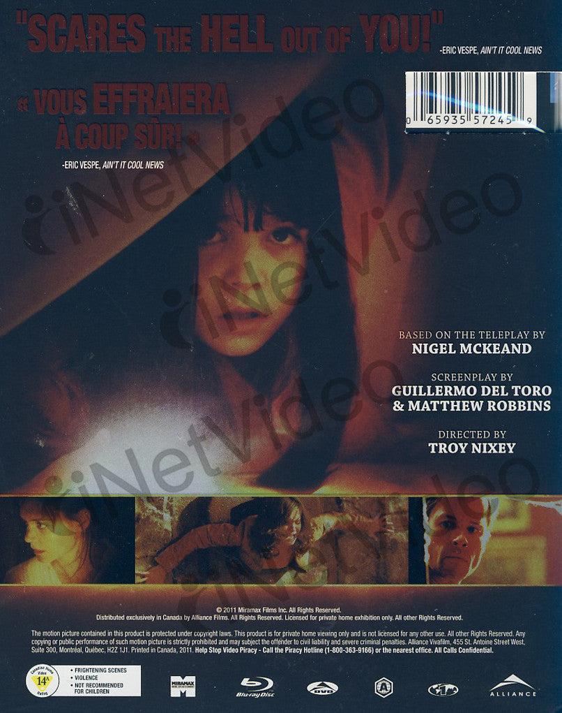 Don t Be Afraid of the Dark DVD Blu ray Digital Combo 