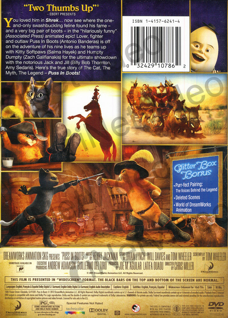 puss in boots dvd cover