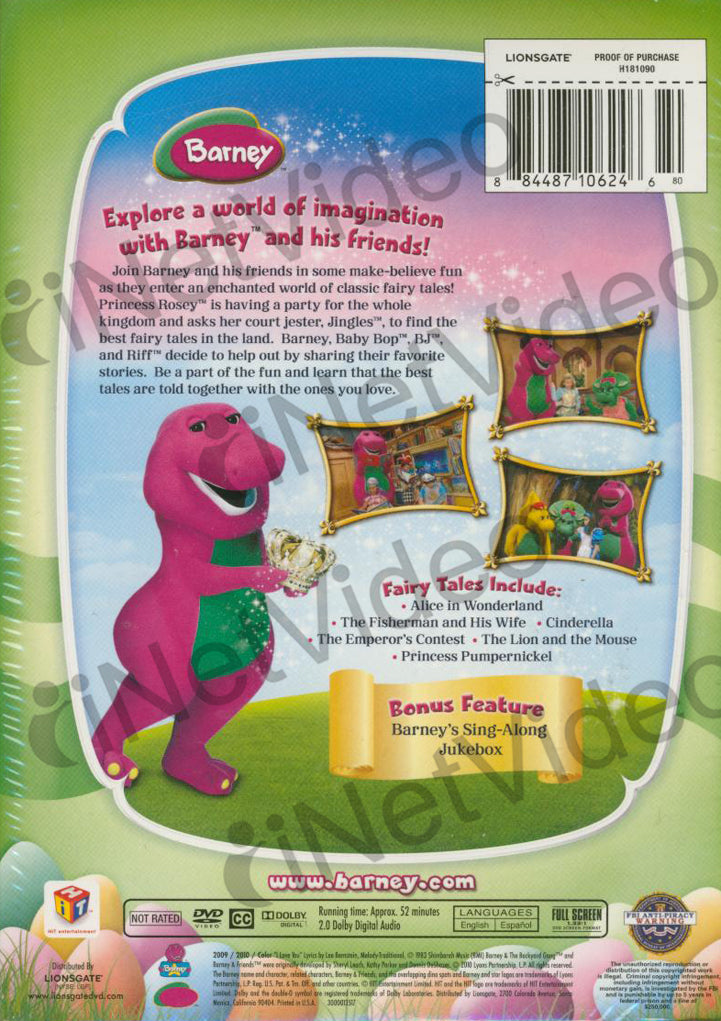 Barney - Once Upon a Dino Tale (Boxset) Includes barney Plush! on DVD Movie