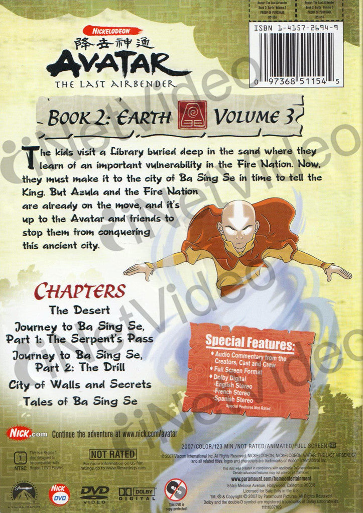 avatar the last airbender book 2 disc list of episodes