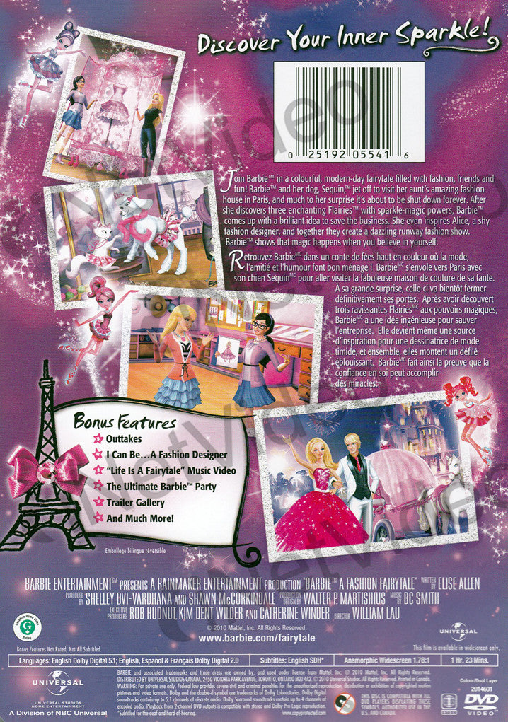 barbie fashion fairytale poster