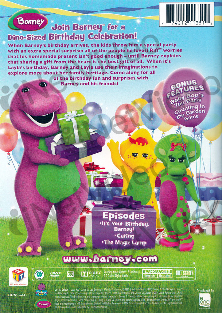 Barney: Happy Birthday Barney! on DVD Movie