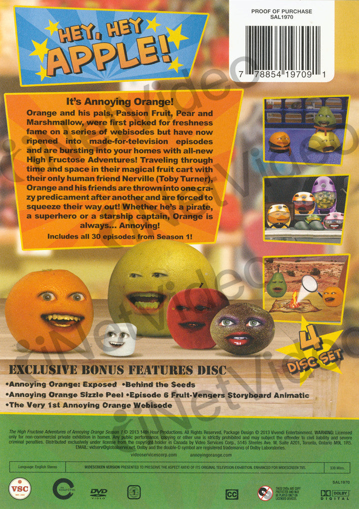 The High Fructose Adventures of Annoying  Orange  Season 1 